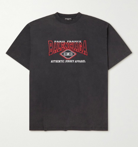 BB Logo Embroidered T shirt ( Black &amp; Off-White)